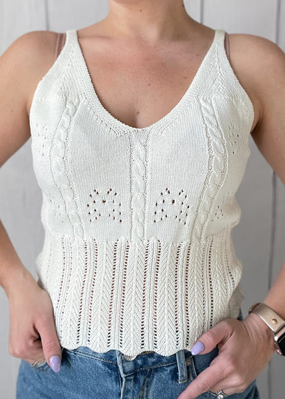 Cassidy Crochet Top