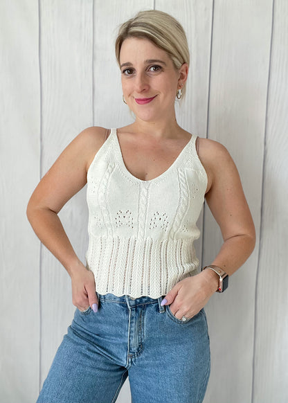 Cassidy Crochet Top