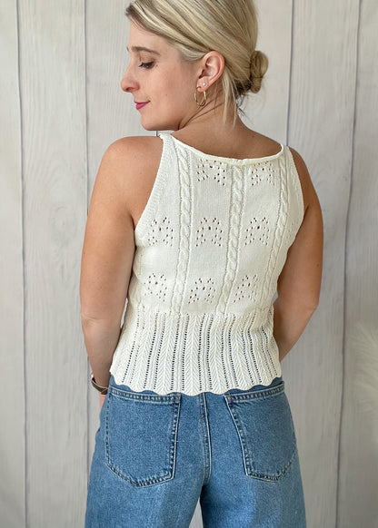 Cassidy Crochet Top